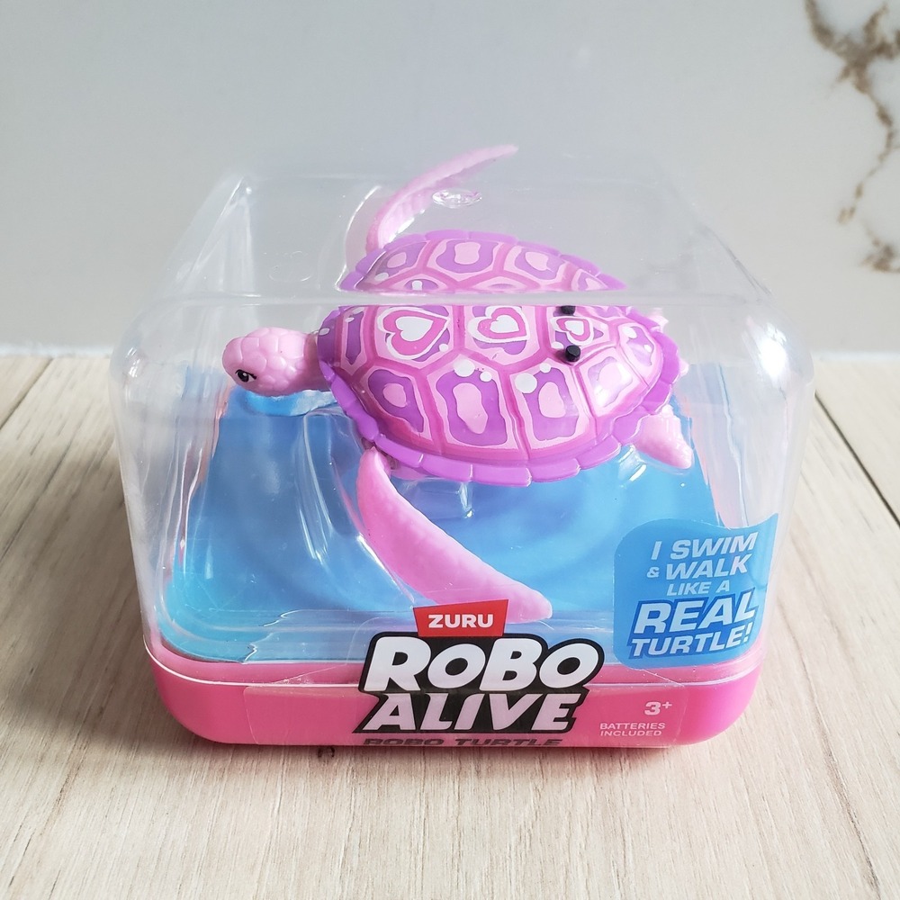 Robo Alive Robo Turtle Pink Robotic Pet Figure